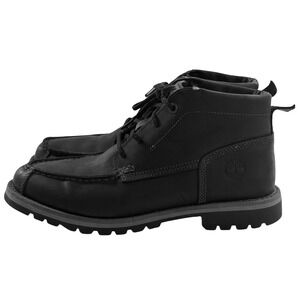 Timberland Grantly Chukka Leather Moc Toe Ankle Black Men's Size 9.5 US A1617